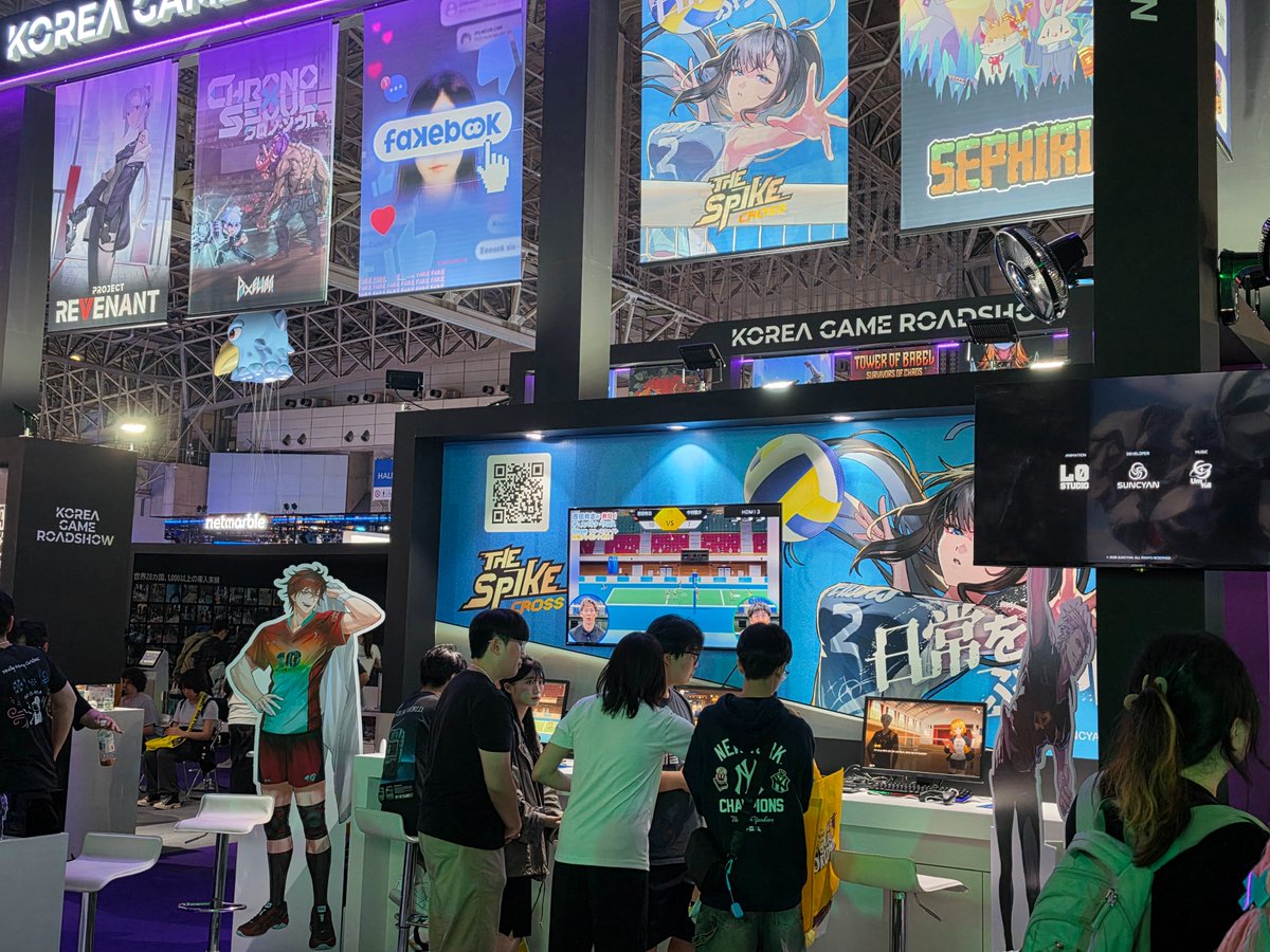 cutmat1's tweet photo. #TGS2026 #東京ゲームショウ #TheSpikeCross #ザ・スパイク・クロス https://t.co/86GoBKto2b