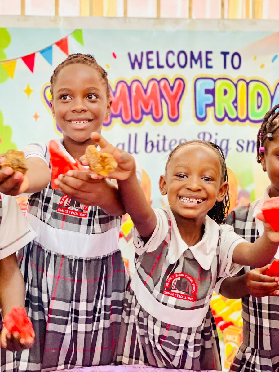 SakSchools's tweet photo. โจ YUMMY FRIDAY at @SakKitintale ! โค๏ธ
This weekโs Yummy Friday was filled with smiles, joy and delightful moments as our learners came together to enjoy a special treat and create wonderful memories.
#YummyFriday #SakSchools #HomeOfTalent #EveryChildMatters https://t.co/sCQfG6EPWy