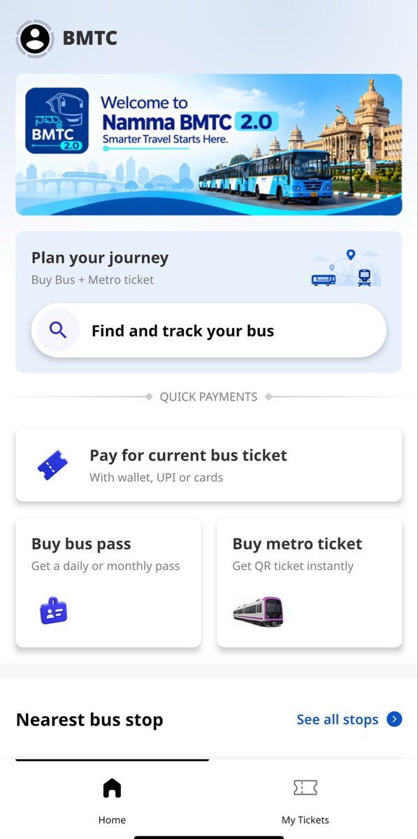 srinualavilli's tweet photo. #NammaBMTC 2.0 Mobile App from
@BMTC_BENGALURU is now live on iOS!

First use impressions   ⭐️⭐️⭐️⭐️⭐️

1. Live tracking : 🎯🎯🎯🎯🎯
2. Buses near me : game changer ❤️ ❤️❤️
3. Payments :  I got my first BMTC wallet!
4. Validation - ✅ funny to see conductor scan my phone instead of me  :)
5. UX  100x better than 1.0 :) 

With 2.0 BMTC opened a brand new chapter for reliable public transport in Bengaluru! 

You can now leave home or office just in time to catch your bus! Just like a cab.

Wherever you are, you can see buses coming to you in the next few minutes

You can figure out what time you will be at your destination and plan accordingly.

You can save your receipts digitally and submit expense  for business trips 

What’s your favourite feature? 

BMTC is one of the most advanced and well run city bus system - finally it caught up with tech as well and will now see an entirely new set of commuters switching to bus (and metro) thanks to this app! 

Download https://t.co/9uCbsTHnY2

@Bharath_Selvan @FriendsofBMTC @BBPVedike @SarjapuraRaste @NammaBengaluroo @harishupadhya @DarshanDevaiahB @Suchithkidiyoor @ChristinMP_  @muthurangnathan  @ever_pessimist @arunpaiblrwalks 
@vasantshetty81 @dixitvasu @samyuktahornad @dp_satish 
@Rohini_Swamy @Lolita_TNIE @Nithin_m_kamath @WFRising @Kanakapura_Road @TOIBengaluru @THBengaluru @prajavani @naveenmzs @dhanyarajendran @PoojaPrasanna4 @shashibk @bengawalk @kumarmanish9 @bhaumikgowande @doublethebus @lkatheeq @kiranshaw @UnboxingBlr 
 @0RRCA @ELCITA_IN @GBAChiefComm @OfficialBMRCL @krishnabgowda