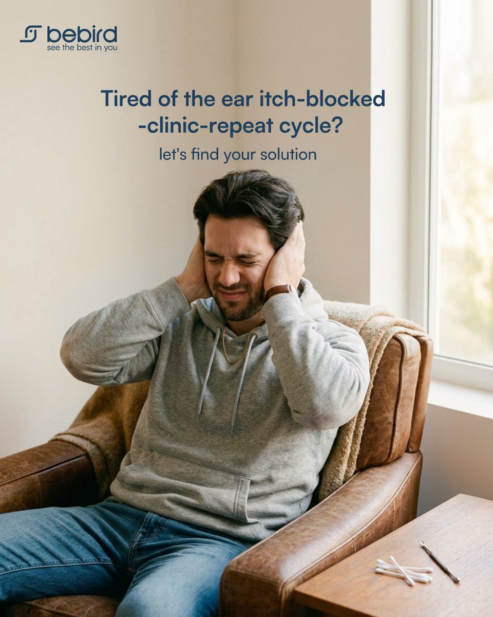 bebird_official's tweet photo. Still cleaning without being able to see? 👀👂
With the Bebird EarSight Ultra X, see inside your ears on your phone and gently clean when needed. 🔍Make visible ear care part of your routine — and help #ProtectYourHearing for the future. 
Learn more:  https://t.co/aVvBlhpcB4 https://t.co/vO8cEjFqGO