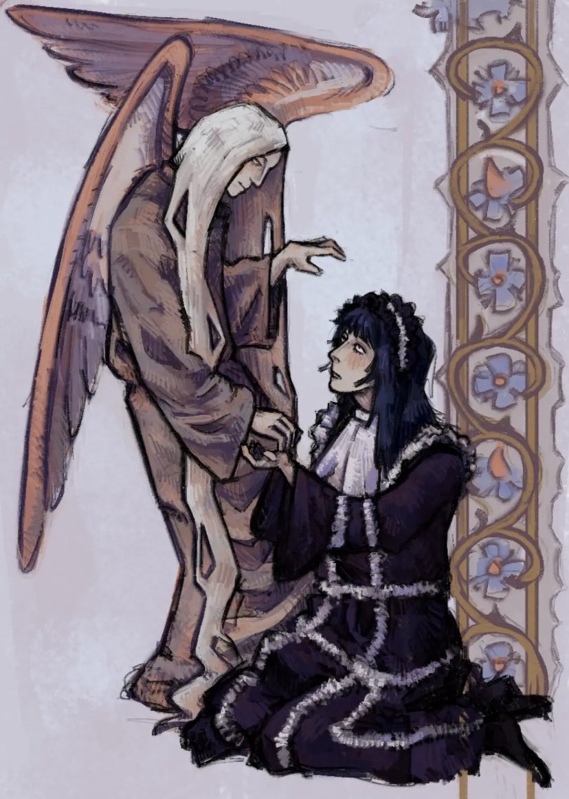 Nosramusbby's tweet photo. My angel #nosramus #fearandhunger #yumeship #reiramus https://t.co/jNba3kVE0z