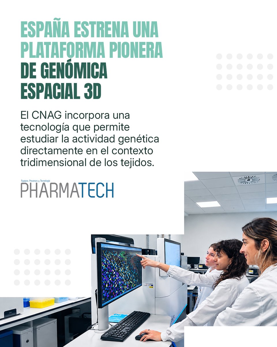 cesif_ES's tweet photo. #NoticiasDelSector

💊 Los SPD mejoran el uso de medicamentos (Diariofarma)
🧬 España estrena una plataforma de genómica espacial 3D (Pharmatech)
🔬 La FDA busca acelerar los primeros ensayos en humanos (El Globalfarma)

👉 https://t.co/Kll6YAAy2s

#Cesif #Innovación https://t.co/RLQZd1DJ0p