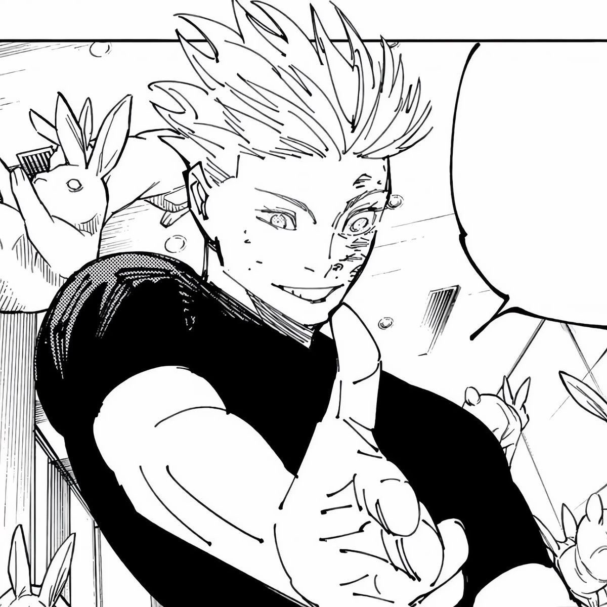 starlessatoru's tweet photo. gojo satoru looking beautiful in manga ˚ʚ♡ɞ˚ https://t.co/2THHedjCKC