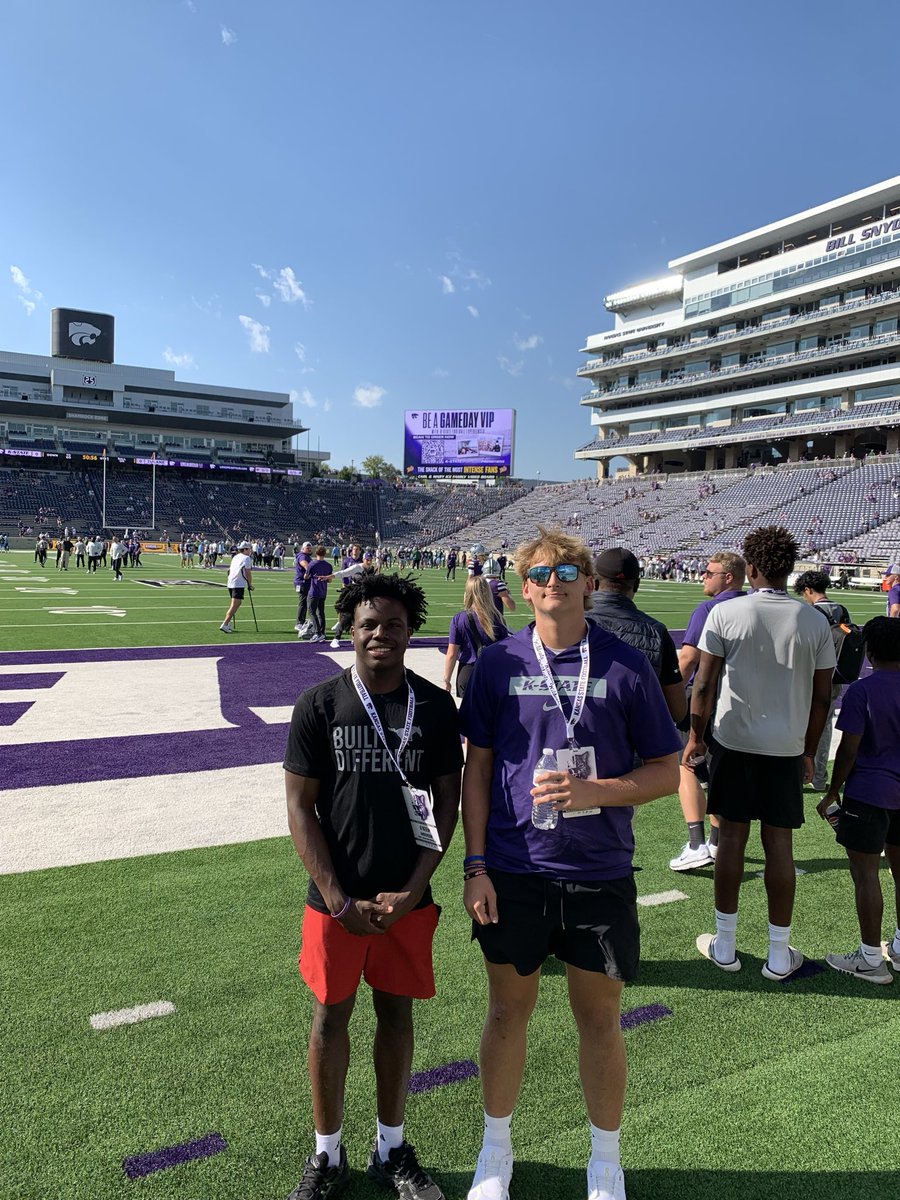 king785anderson's tweet photo. Thank you @spedbraet for having me out @KStateFB today it was a fun experience @sharp_spelite https://t.co/leiTQdCPH7