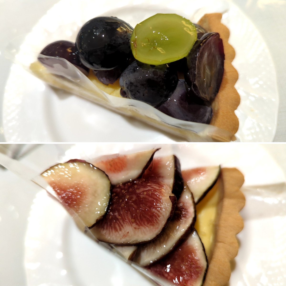 eleven__rain's tweet photo. ・季節のショートケーキ
・無花果のタルト
・洋梨のタルト
・ナガノパープルのタルト
・葡萄のタルト
・無花果のタルト(おかわり)

ターンエンドや！！！！！ https://t.co/o0wkH4EE0w