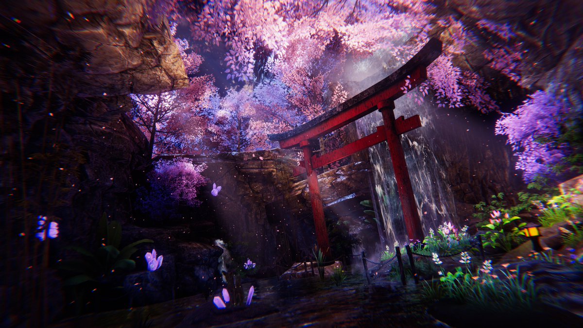 Con_Trail_'s tweet photo. この前行ったワールドがめっっちゃ綺麗だった
今まで行ったVRChatのワールドの中で一番すごくて感動してしまった https://t.co/VdhfNMN8a9