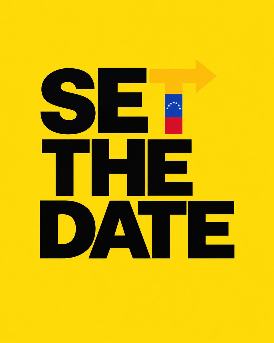 SantiagoRafa11's tweet photo. 🇻🇪 La confianza no se impone ni se exige, la confianza se construye con acciones concretas.

Y lo que necesita Venezuela hoy es una fecha. #SETTHEDATE https://t.co/l6J4rjwYDf
