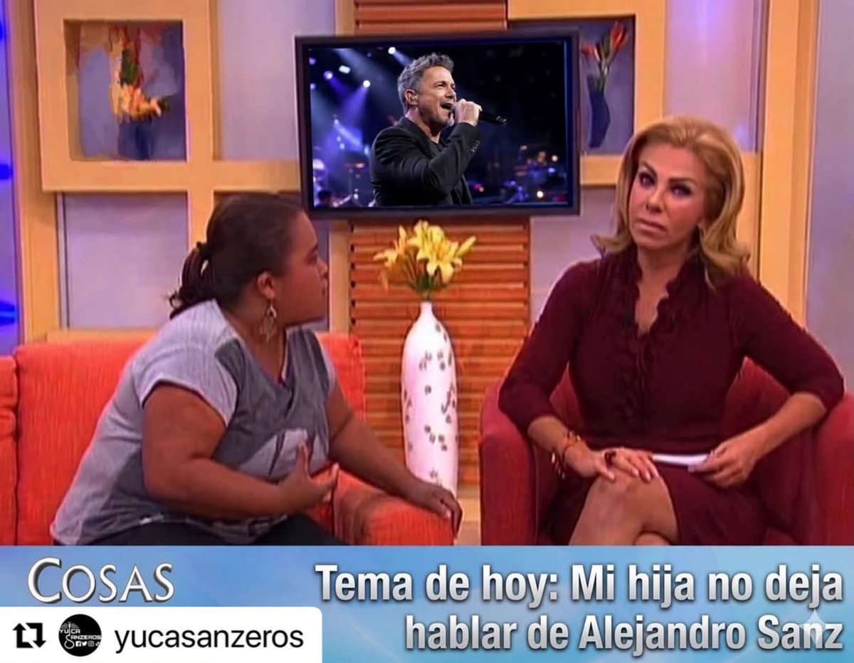 Yucasanzeros's tweet photo. Cosas de la vida... y cosas de fans. Nos sentimos personalmente atacadas por este tema del día 😂❤️
 “Mamá, entiende: no es una etapa, es una pasión de por vida.” 🤷🏻‍♀️🎸
@alejandrosanz 😂 #fans #yucasanzeros #AlejandroSanz https://t.co/diZl44EErV