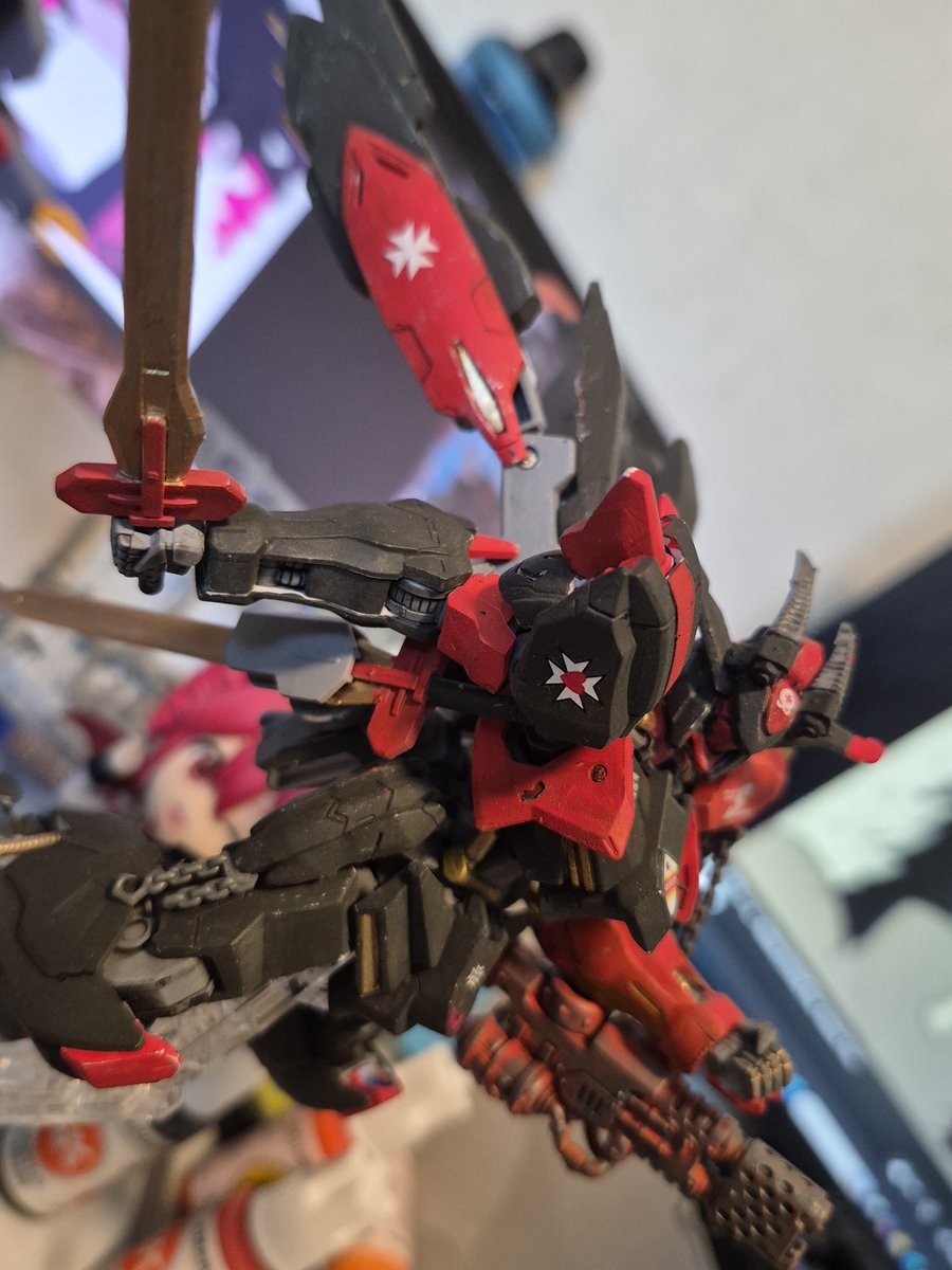 MinisterOvVox's tweet photo. Some Gunpla I've been painting as of late. https://t.co/vSOQpsm7E8