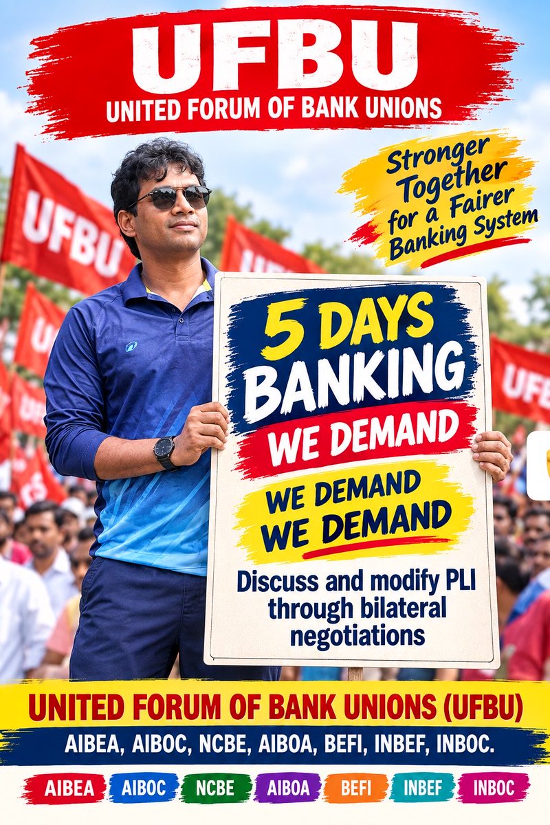 IMKharkate's tweet photo. ✊न पक्षपात, न भेदभाव✊
  ✊ बस निष्पक्ष PLI ✊

#5DayBankingNow

@PMOIndia @DFS_India @FinMinIndia @narendramodi @nsitharaman @nsitharamanoffc @CLCMOLE @LabourMinistry @RahulGandhi @BJP4India @INCIndia @PawarSpeaks @AamAadmiParty @ArvindKejriwal @RJDforIndia @samajwadiparty https://t.co/De3ApcoGet