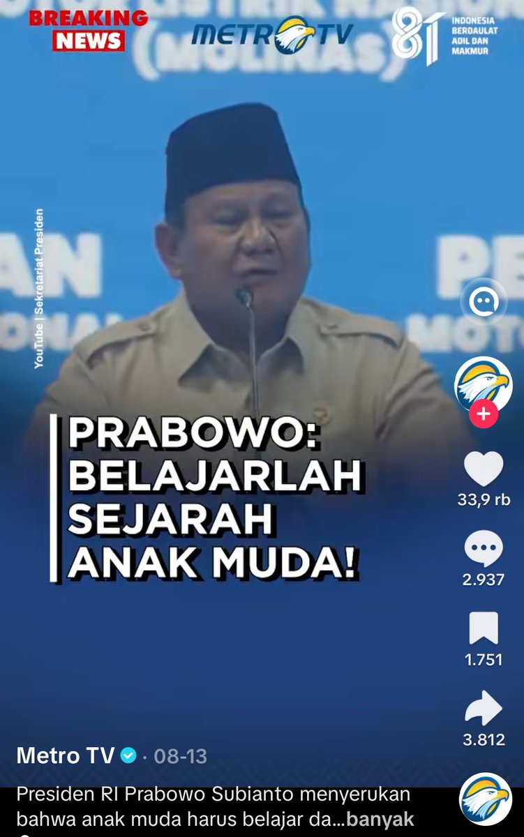 Nathanncaroll's tweet photo. Prabowo: "Belajarlah sejarah anak muda!"

Sejarah yang dimaksud: https://t.co/pHVLjO0wdz