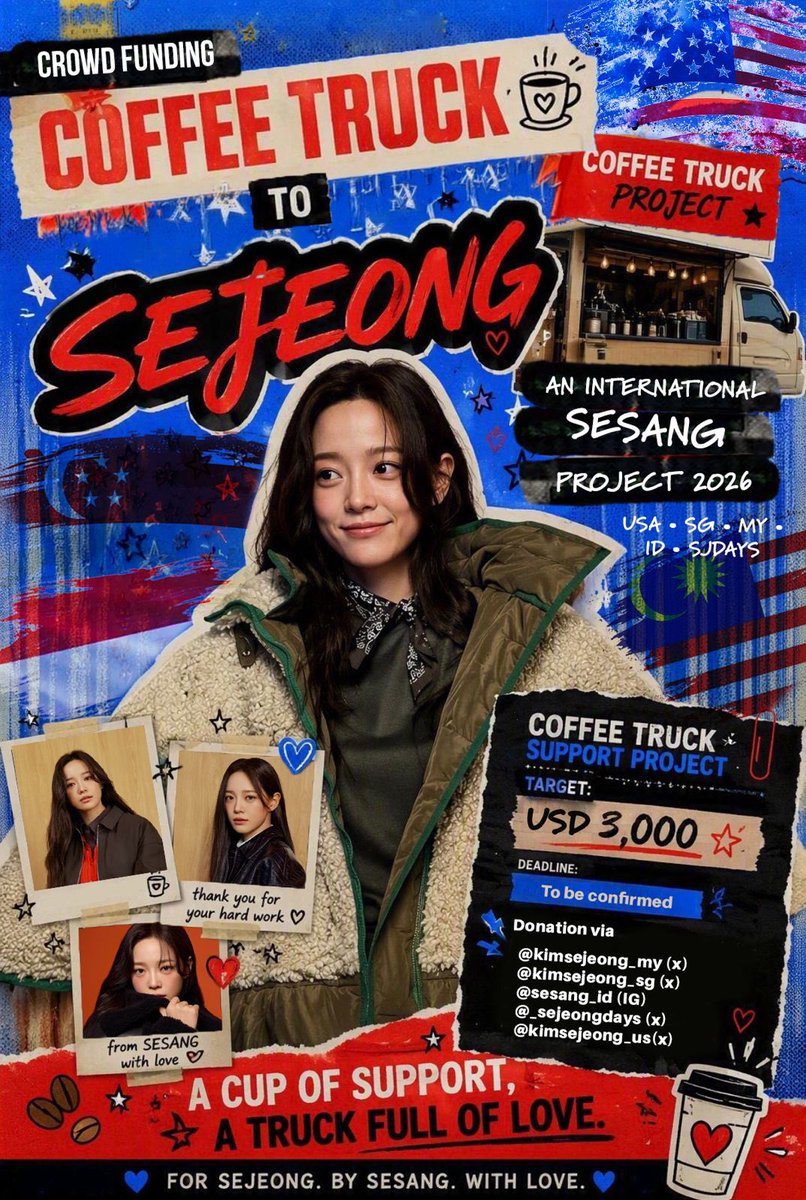 kimsejeong_my's tweet photo. 🇲🇾 Malaysian Sesangs!

We are collaborating with international Sesangs to send a coffee truck to support Sejeong and her upcoming drama, High School Queen~ 🙇🏻‍♀️👑

More details about the project can be found in the Carrd below:
https://t.co/BHPKeyPtGH https://t.co/AuwJh2BnoR