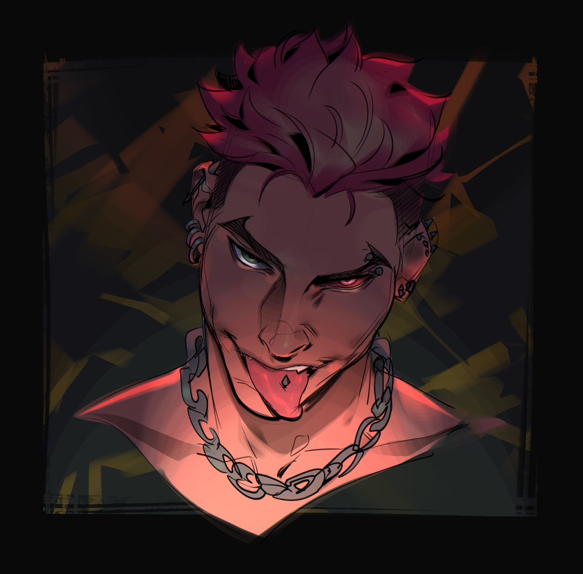 artbynips's tweet photo. my new man dont mind me #HEARTSTEEL‌ https://t.co/TFzMvTv6XU