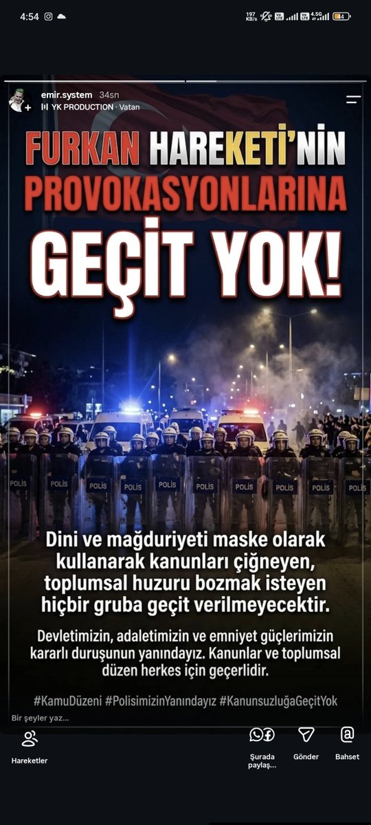 emir_jar's tweet photo. Mağduriyet maskesi arkasında kanunları çiğnemeyi alışkanlık haline getirenlere karşı duruşumuz nettir. Hiçbir grup, cemaat veya oluşum devletin kanunlarından ve kamu huzurundan üstün değildir.
Görevini yapan emniyet güçlerimizin yanındayız!
#AdanaEmniyeti #PolisimizinYanındayız https://t.co/YF8McMmms9