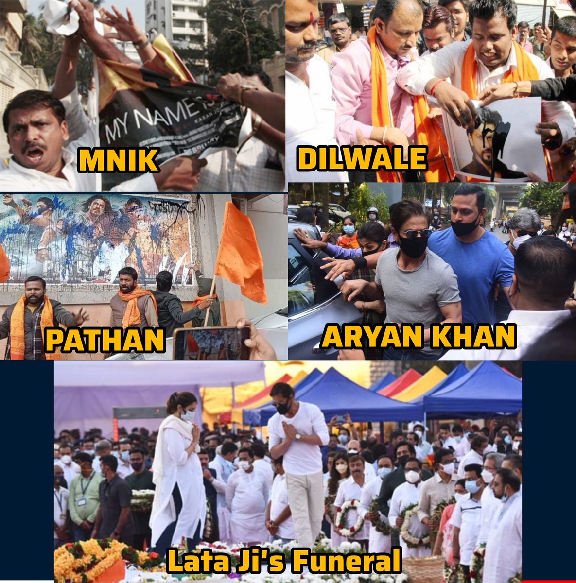 SrkianFaizy9955's tweet photo. SRK been Through lots of big Protest Against him, All of those Protest are propaganda nothing to do with reality, 

But SRK never been frustrated to be Shirtless &amp; Cry on TV,

Instead He Just Said "Mai Hawa se Thodi Na Hilne wala Hun" and Move on https://t.co/AvVfshsBVz