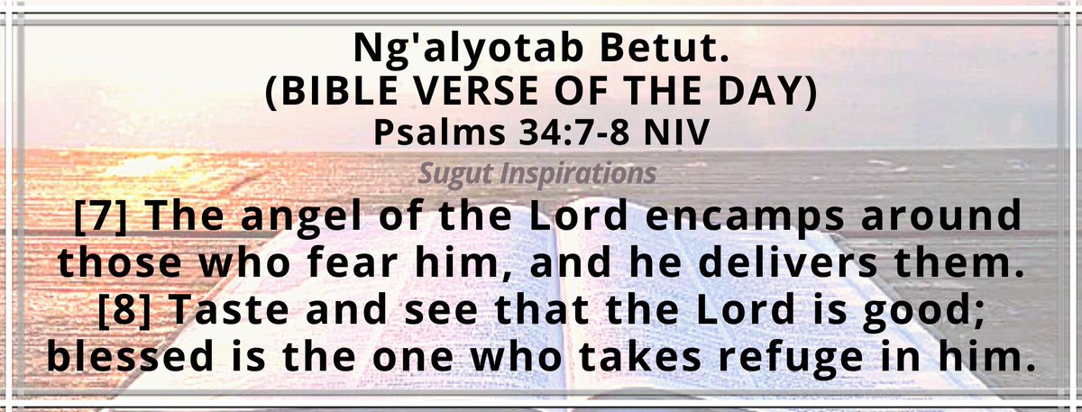 StanleySugut's tweet photo. God’s presence is your protection. When you fear the Lord, you are never alone—His angels are around you, and He delivers you from trouble. Psalm 34:7-8
#SugutInspirationals #EgonetabKaberuret #NenoLitadumuMilele https://t.co/foGMePGJQn