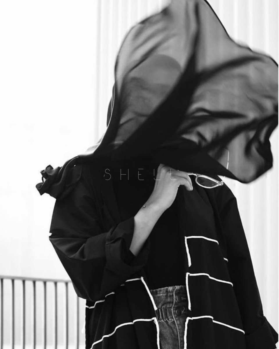MissTomehak's tweet photo. A sheer black ——sheila made from a light, soft fabric. It moves easily and gently changes the look as you walk. Designed to layer without hiding what is underneath. A simple piece that completes the whole look. Discover more or enquire via WhatsApp. https://t.co/iErJ5vEQX4