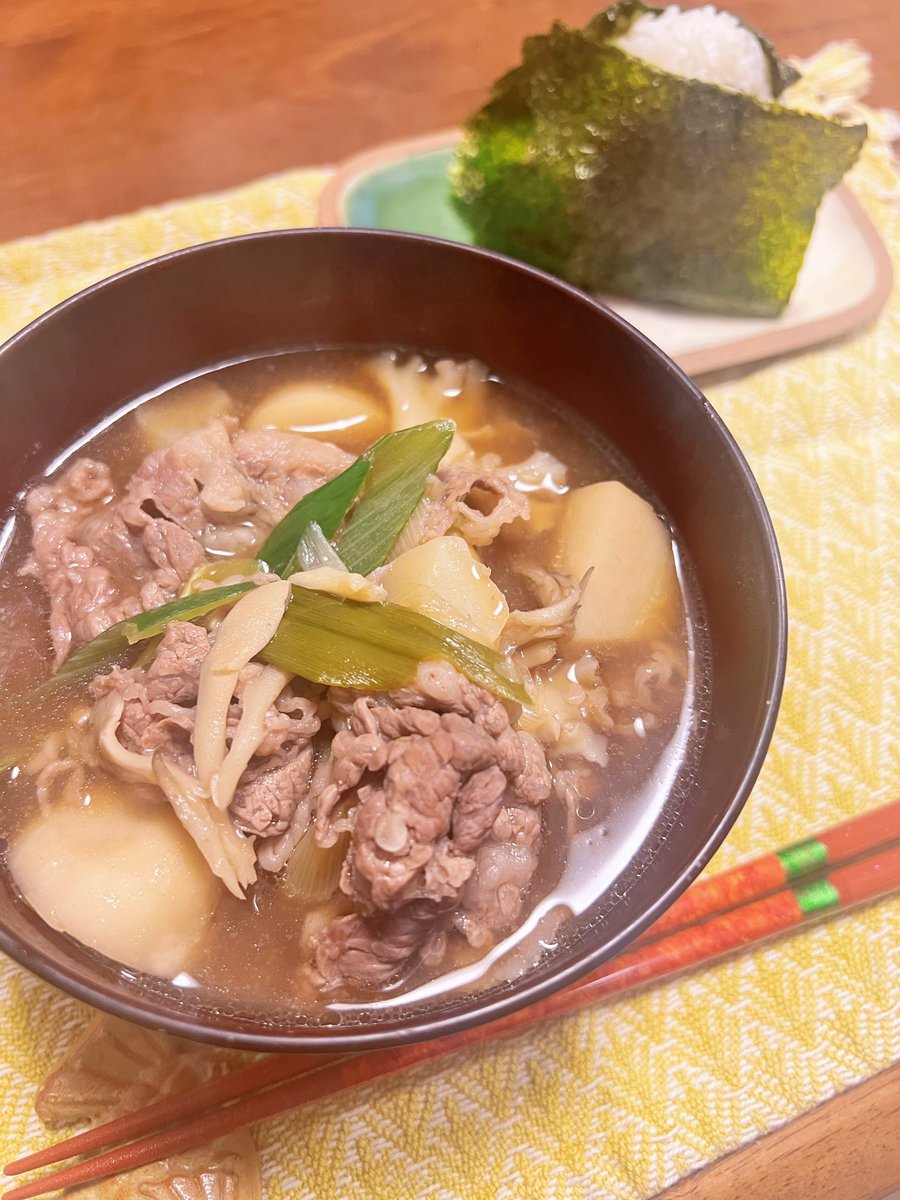 mayn_tw's tweet photo. 芋煮と
芋煮カレーうどん😋 https://t.co/G1CATFUvzd
