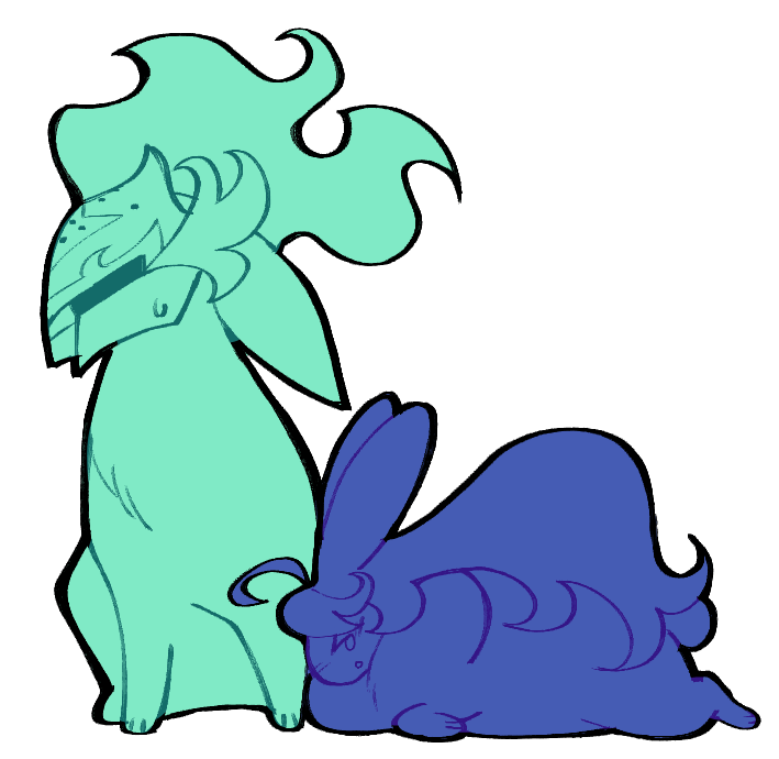 clownifiedfreak's tweet photo. "Can you draw solidarityfount bunnies again pretty please I miss them 🥺">https://t.co/VEfjNxirwI

when will bunnidarity pay attention to fount? we will never now 😅 https://t.co/cNB0zsYsxT