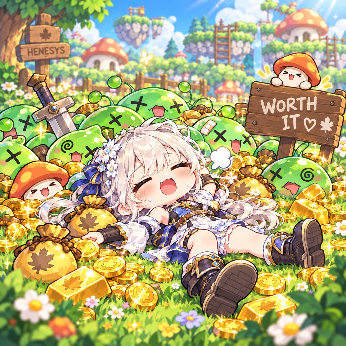MesosOnchain's tweet photo. $MESO is the coin for everyone who grew up in MapleStory.

Mesos were the one thing every player cared about: farm more, loot more, stack more.

Now that same iconic currency becomes the narrative. Buy $MESO, relive the grind, earn gold. https://t.co/wzIPChrEbR