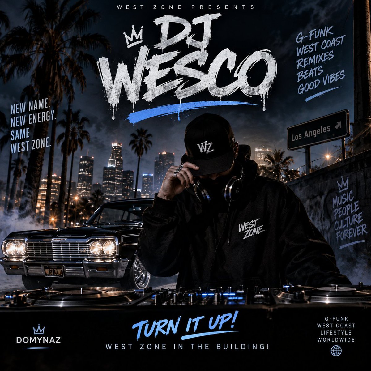 VRozhko88219's tweet photo. ๐ฅ INTRODUCING โ DJ WESCO ๐ฅ
New name. New energy. Same WEST ZONE. ๐ด๐
DJ WESCO ๐ง
G-FUNK โข WEST COAST โข REMIXES
Turn it up! ๐ฅ
WEST ZONE IN THE BUILDING!
#DJWESCO #DOMYNAZ #WESTZONE #GFunk #WestCoast #DJ #Remix https://t.co/850uDdn8Q0