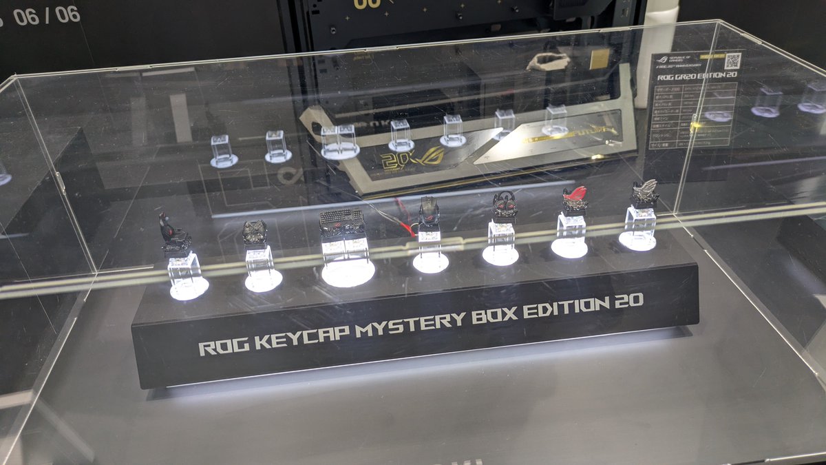 anG_57_'s tweet photo. #TGS2026 #ROG20周年 

キーキャップかわいい欲しい https://t.co/UMLf4tafQw