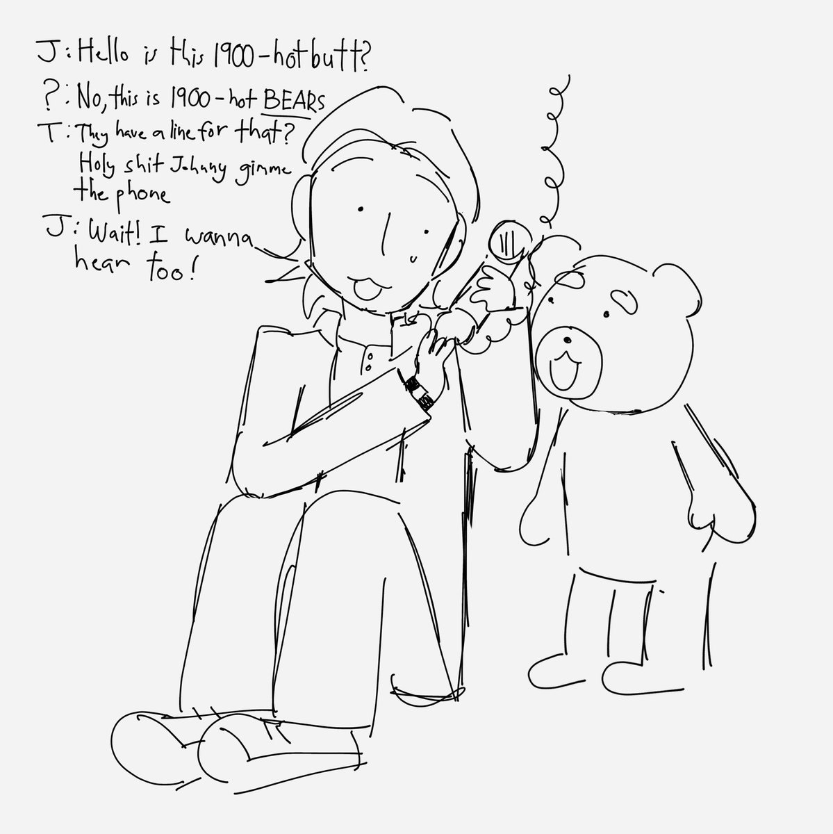 MunkyBreadd's tweet photo. John and Ted discover something about themselves https://t.co/xeY34Jcz2k