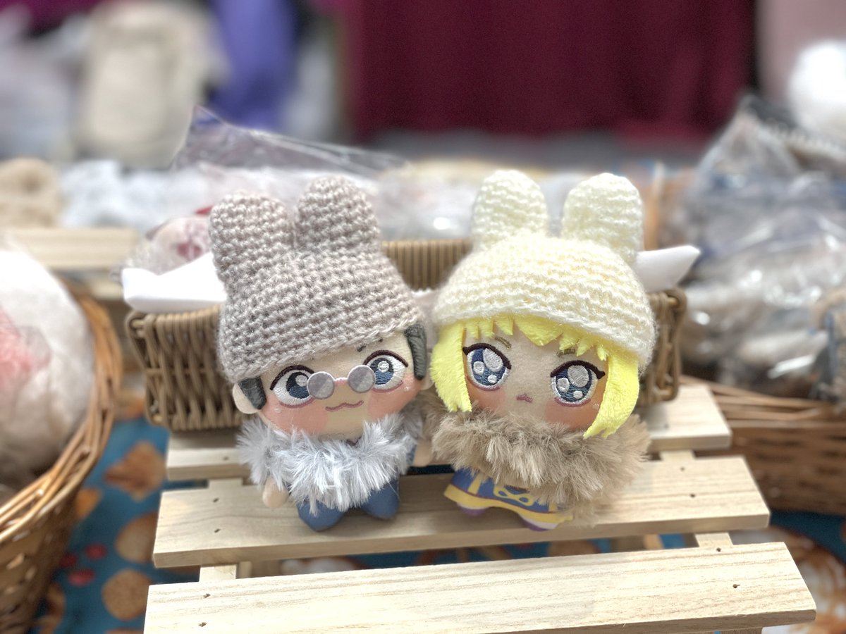 gnu_amiami's tweet photo. #ハンターオンリー2026
設営できました〜♡ディスプレイ下手すぎますがみなさんの推しぬいに合うものがありますように・・・
ファーマフは無配です〜🐰 https://t.co/elsKA6mDmc
