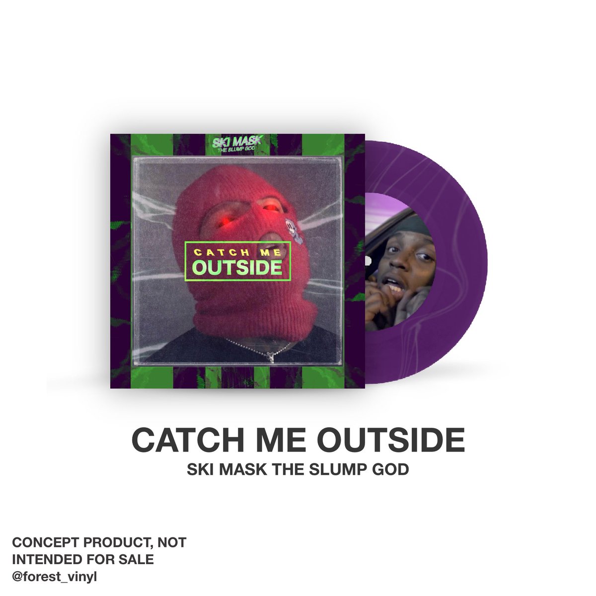 forest_vinyl's tweet photo. Ski Mask The Slump God - Catch Me Outside 🏙️🥶
+ Catch Me Outside
Pressed on purple swirl 7” vinyl
@THESLUMPGOD 
#skimasktheslumpgod #catchmeoutside_skimask #vinyl #vinylconcept https://t.co/FsJCabMKwI