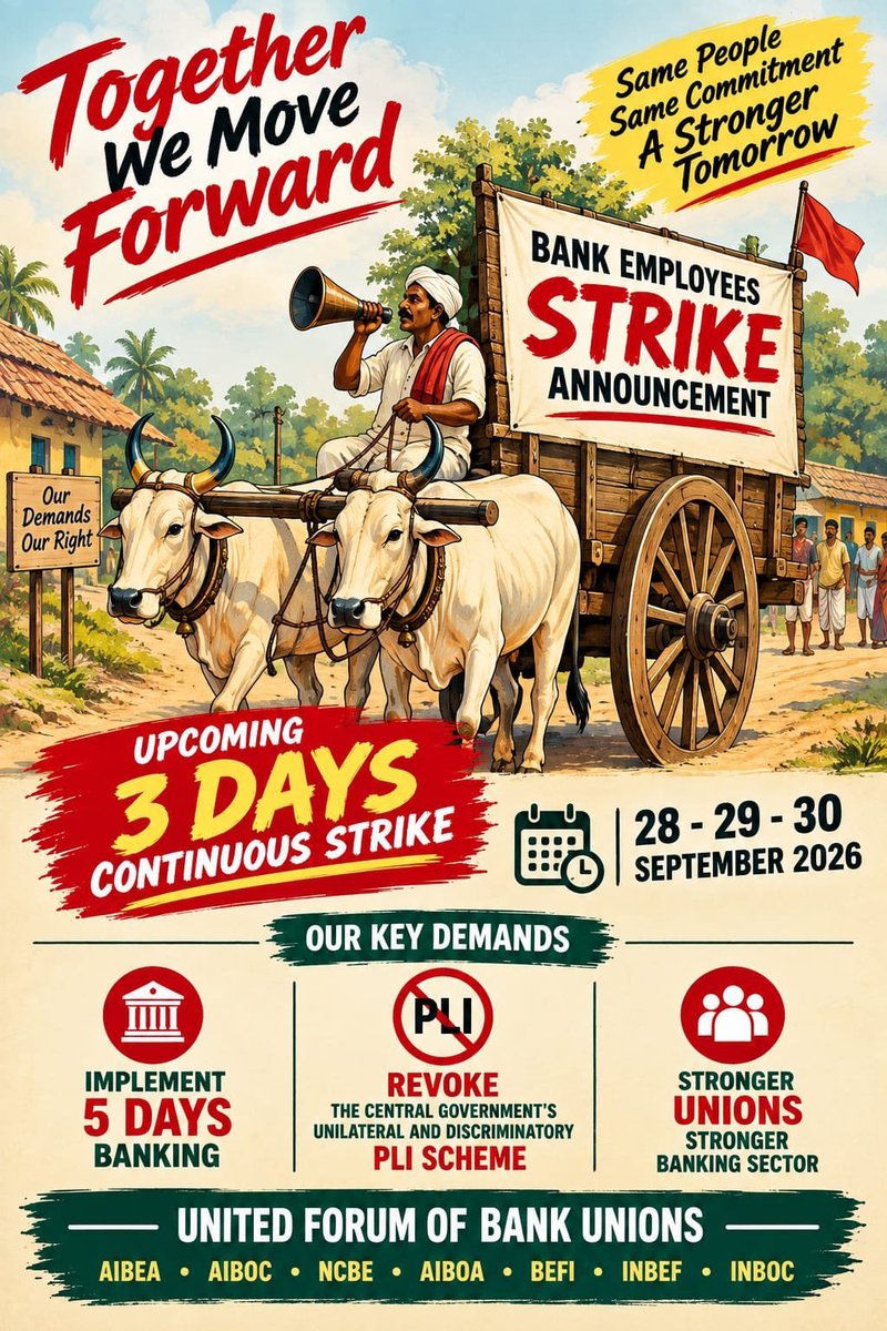 AuditByPriya's tweet photo. #5DaysBanking is a simple and genuine demand.

Bankers deserve time for family, health and a better work-life balance.

The demand is clear.
The need is real.
The unity is strong.
Implement it #5DayBankingNow  
@PMOIndia @narendramodi https://t.co/bRBRWRis2l