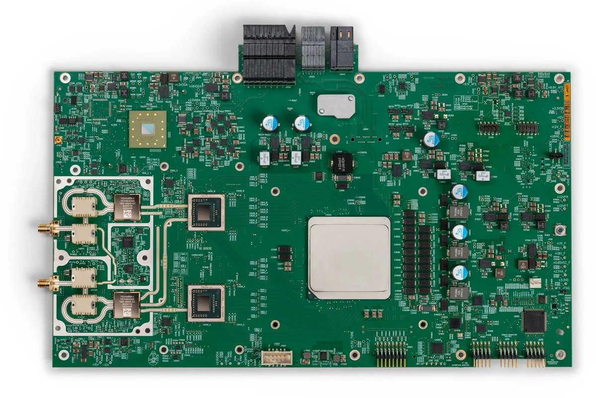 cnxsoft's tweet photo. $308K+ 8-channel oscilloscope with 12-core @AMD EPYC Embedded CPU, @NVIDIA T1000 GPU, 96GB RAM, and a 15.6-inch touchscreen display.
https://t.co/FMamjueBG4

Tektronix says the DPO718AX is the world’s first 8-channel performance oscilloscope with up to 25 GHz analog bandwidth per channel (and 125 GS/s sampling). It also includes a 10 Gbps SFP+ port with TekHSI technology for transferring large waveform datasets to an external PC.

The oscilloscope runs Linux or Windows 10 LTSC and is equipped with TekScope software. Other software options can also be added for an additional cost.