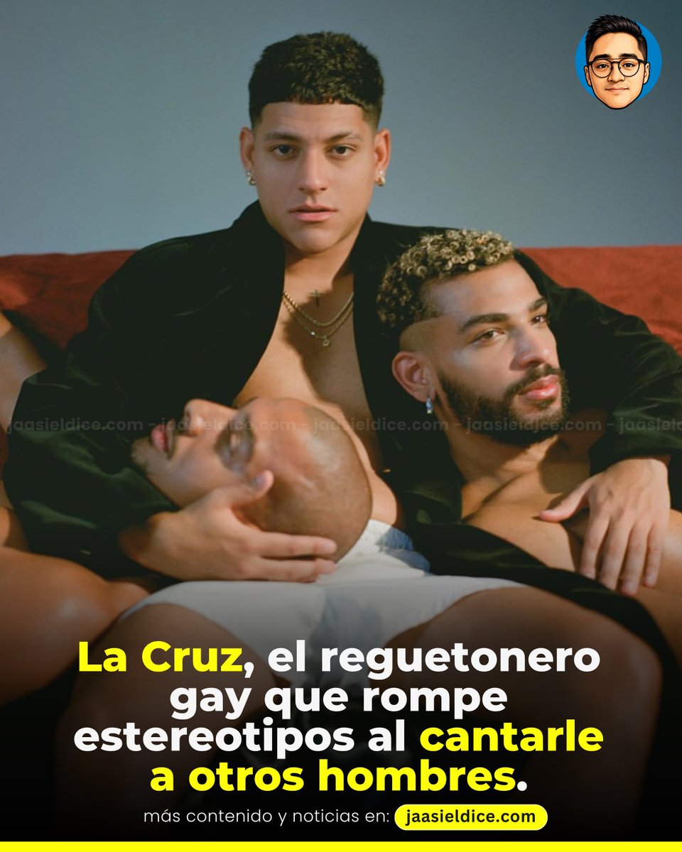 Jaasiel_Dice's tweet photo. 🎤🔥 ¡Perreo sin etiquetas! La Cruz está revolucionando el reguetón

🏳️‍🌈 El cantante venezolano está abriendo un espacio importantísimo para la comunidad dentro de la música urbana. A diferencia de las letras tradicionales del género, él rompe los moldes y le canta abierta y orgullosamente a otros hombres. ✨

🎶 Con rolones como “Quítate la ropa” y “Te conocí bailando”, ha logrado conectar masivamente con el público LGBTQ+, llevando nuestras historias de amor y atracción directo a la pista de baile.

💅 El nuevo hit: Su más reciente sencillo “Sírveme”, en colaboración con la icónica Gloria Groove (incluido en EL NENE, VOL. 2), ya se está volviendo viral en redes y es un must en tu playlist.