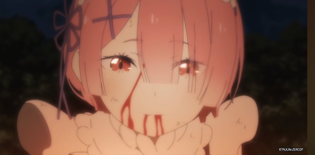 REMember925728's tweet photo. People don’t forget btw. This is what it looked like the last time Ram was in a big fight. She shows up for these moments with peak cinema!! But this time she isn’t looking to preserve a life. She’s looking to end one 😈

Can you tell I’m excited for this? https://t.co/dcHVVcF2tB