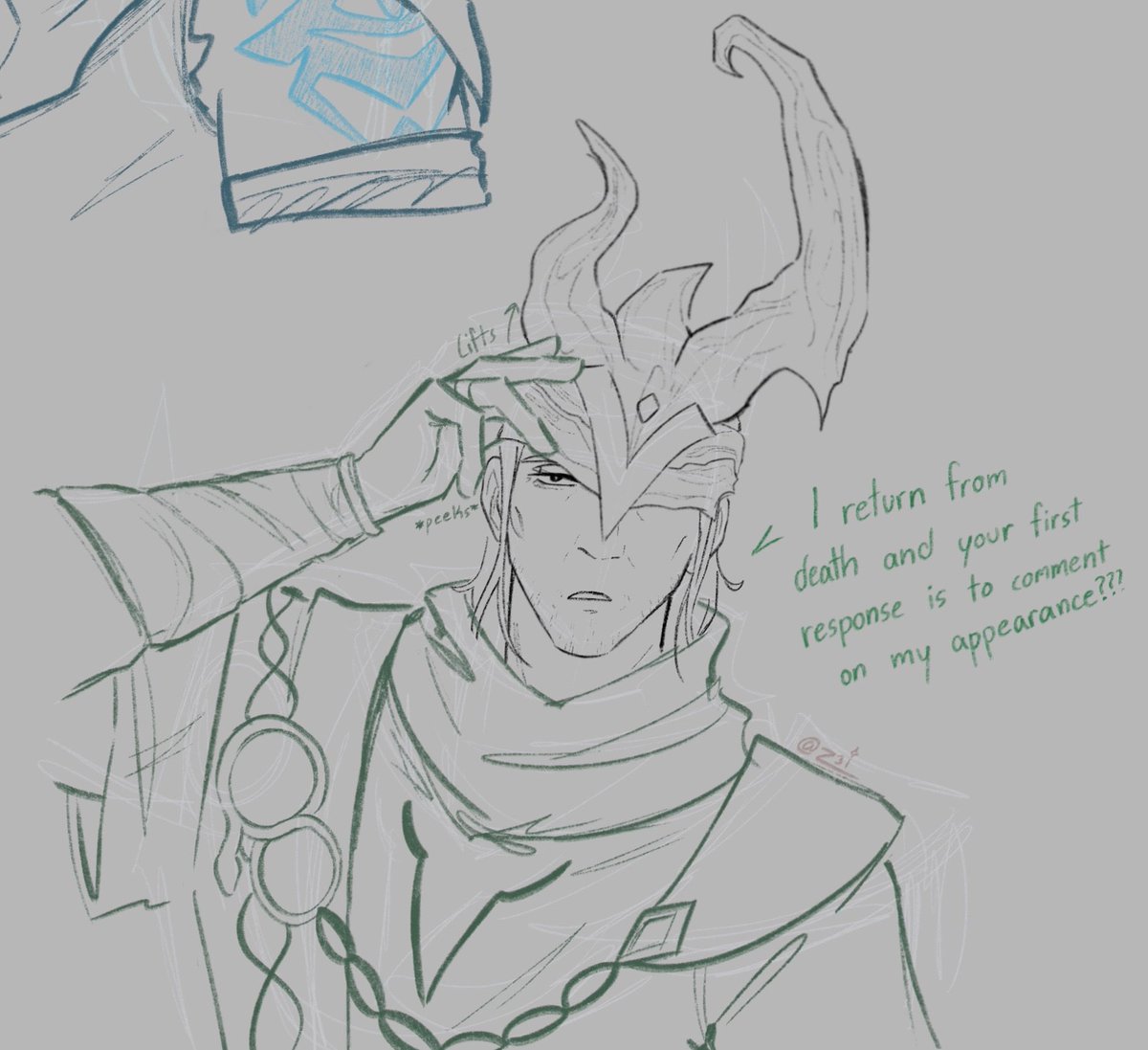 z3idann's tweet photo. chronicler loki #strangefrost #drstrange #loki https://t.co/Rl0AMTYcJS