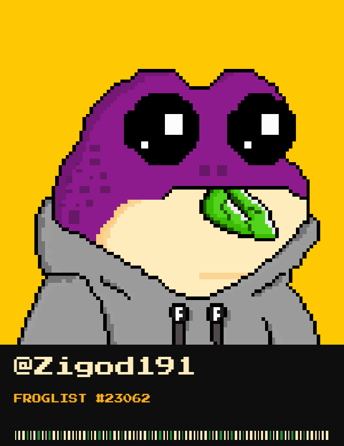 Zigod191's tweet photo. @zecfrogs https://t.co/ATPfcs9P2P