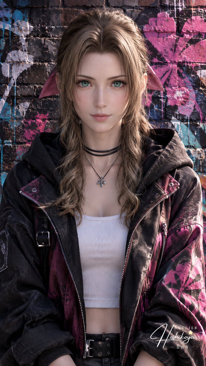 Hoshikoyoi_At's tweet photo. クラウド × エアリス × シド × ヴィンセント

今日はFF7のみんなにストリートファッションで登場してもらいましょう🧢🛹➿

1番似合ってるのは誰かな？
後半はまた夜に😉-☆ ̖́-

 #ATELIER星今宵 
 #FF7 
 #FINALFANTASYVII https://t.co/EYzmONqeTP
