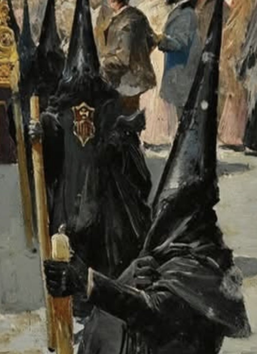 nissnickmich's tweet photo. “Procesión de Semana Santa en la calle Mateos Gago, Sevilla” (1896). Obra del pintor español Manuel García y Rodríguez #arte #pintura #sevilla #españa #semanasanta #procesion #curiosidades #20sep https://t.co/FoM6Vud6Up