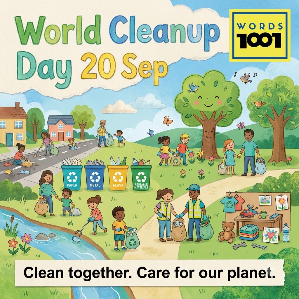 IndiaSpelling's tweet photo. One bag of litter. One cleaner community. One healthier planet 🌍 #WorldCleanupDay brings millions together to tackle waste and protect nature. Are you ready to join the cleanup movement? #UNDays #BeatPollution https://t.co/VHD3vRndsj