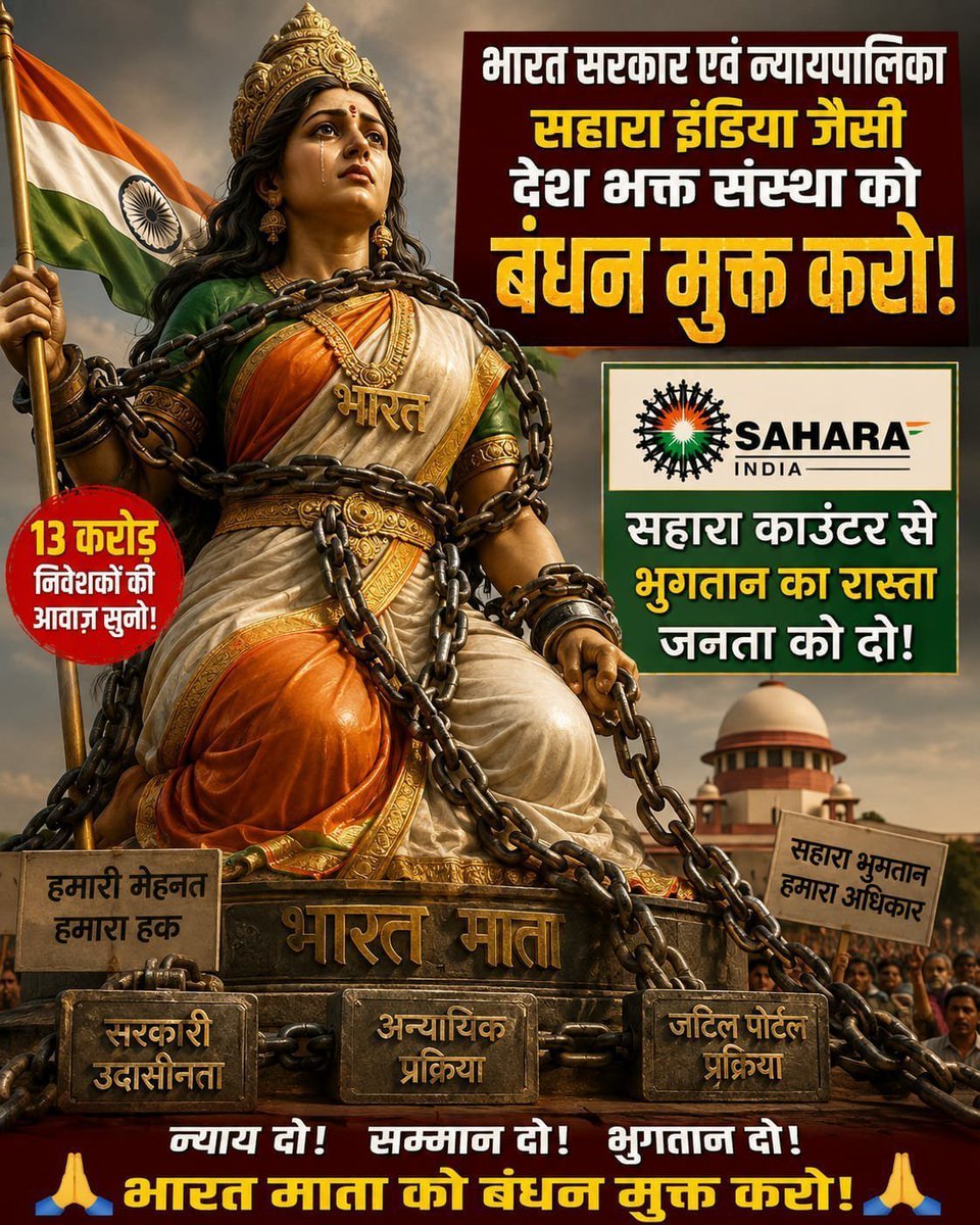 ASITPATTNAIK15's tweet photo. #JPCForSahara
भारत कीअर्थव्यवस्था छठे पायदान पर लुढ़की।कारण?
घरेलूपूंजी सालों से सीज+लाखों हुनरमंद बेरोजगार।सहारा का भुगतान+रोजगार बहाल होता तोGDPको बूस्ट मिलता।
सरकार ने नहीं किया?
JPCबनाओ,देश बचाओ।
@rashtrapatibhvn
@PMOIndia_RC
@FinMinIndia
#GDP
#Unemployment #RightToLivelihood https://t.co/Bh7YARcKL9