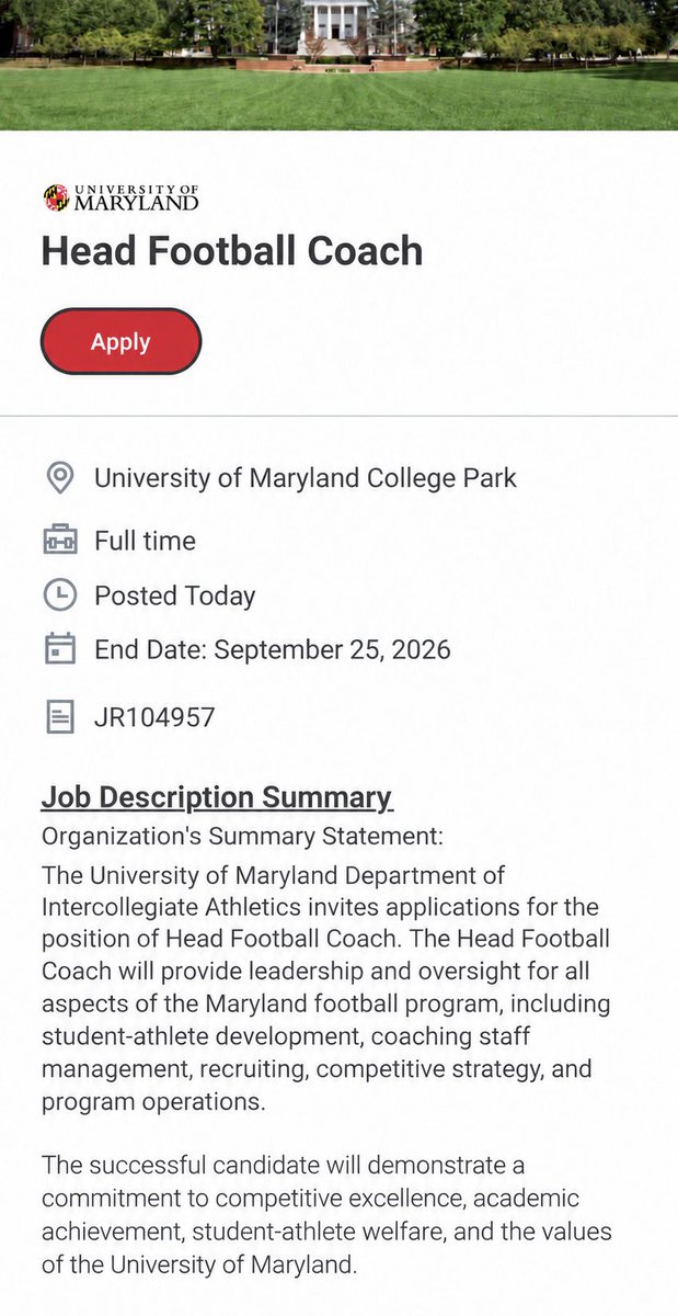 terpsMBC's tweet photo. IS THIS TRUE??? #VociferousProtest #BoycottMarylandFootball #FireLocks https://t.co/B8U3tX3vod
