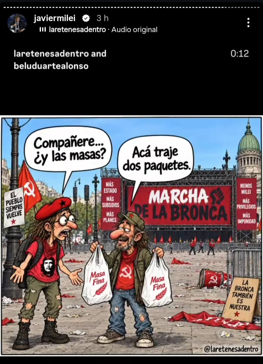 MConurbasic's tweet photo. NOS GOBIERNA UN PELOTUDO https://t.co/V1ru8dtDsY