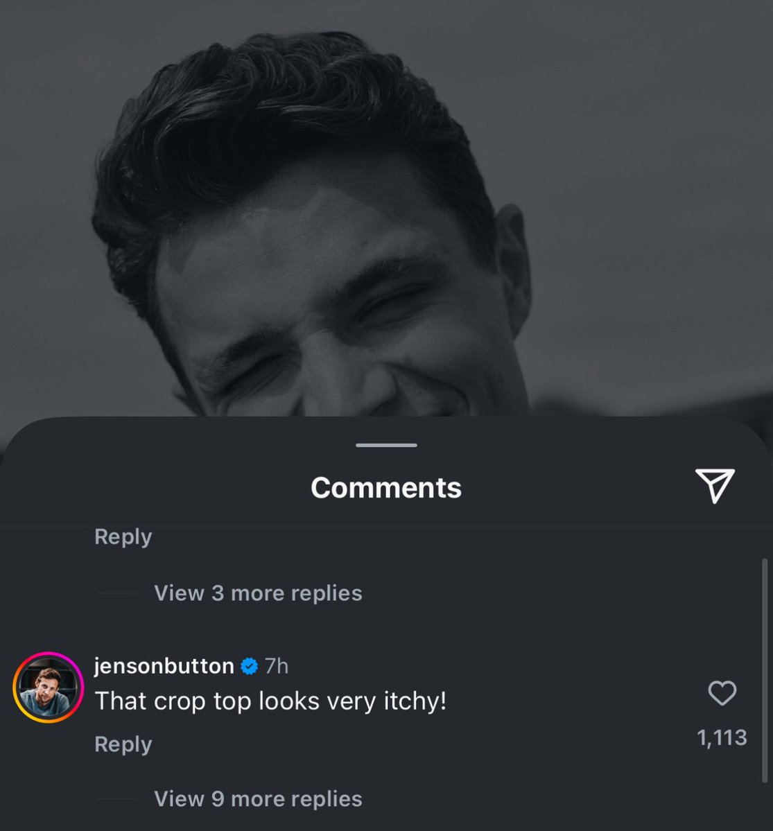 landohole's tweet photo. when jenson button commented this on main after the lando’s vogue photoshoot… that old man wanted to fuck so bad https://t.co/HrVicIcAaw