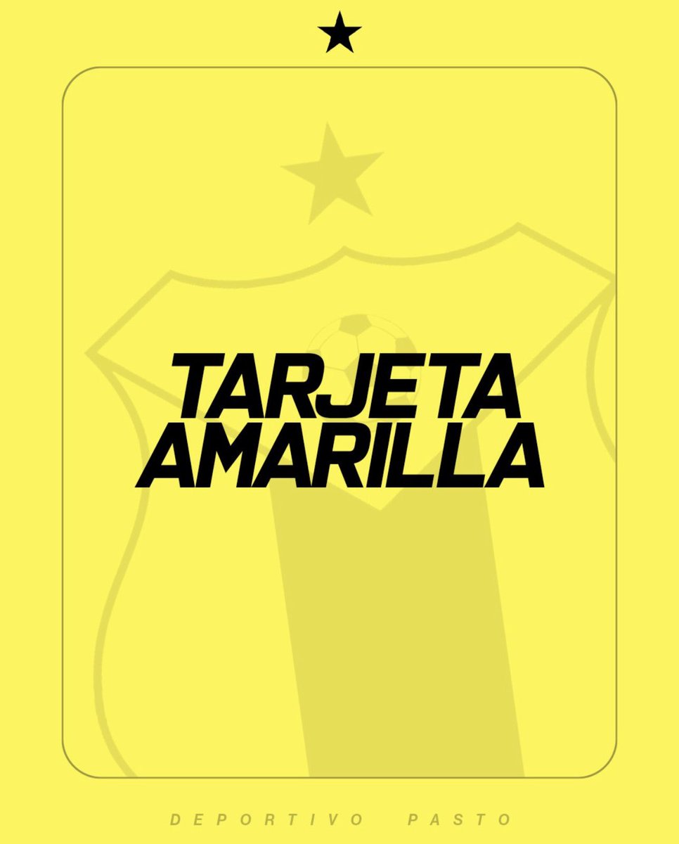 DeporPasto's tweet photo. 🔴 Pasto 1️⃣ 🆚 0️⃣ Once Caldas ⚪️

⌚️ 5️⃣7️⃣’

Tarjeta amarilla para Andrés Colorado de Once Caldas 

¡Vamos Pasto!

#DeportivoPasto
#Volcánicos https://t.co/E9H54eqqYU