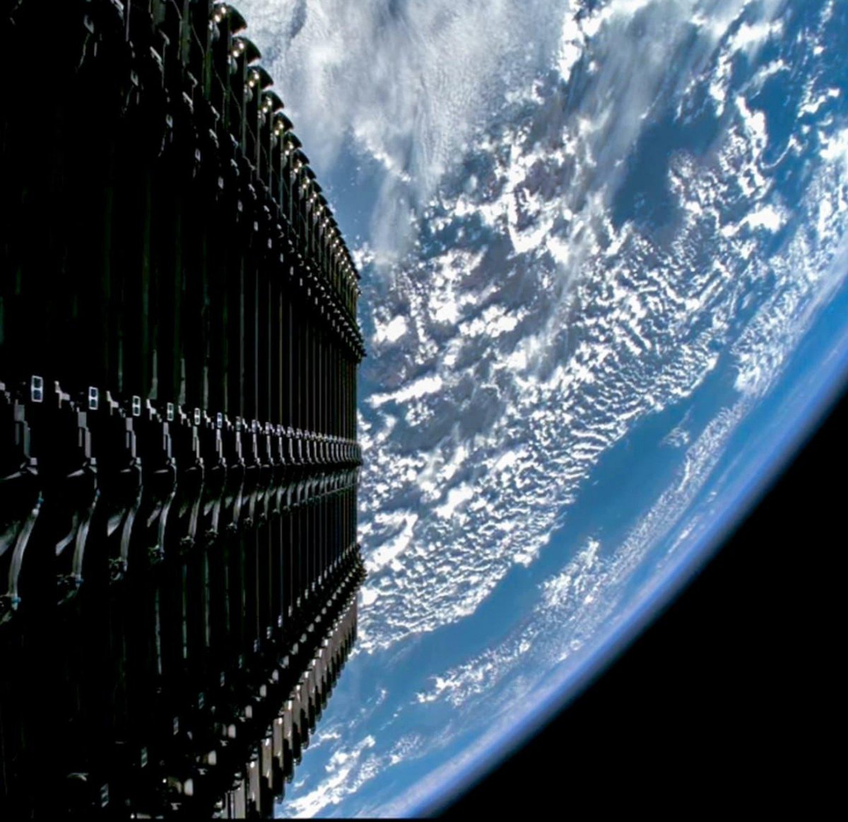 XEthanai's tweet photo. SpaceX is taking Starlink to another level.

The company has filed with the FCC for up to 100,000 next-generation Starlink V3 satellites designed for dramatically higher capacity, with up to 1 Tbps downlink and 160 Gbps uplink per satellite.

And with satellites this large, SpaceX will need Starship to put them into orbit.

The next era of Starlink is being built in orbit.