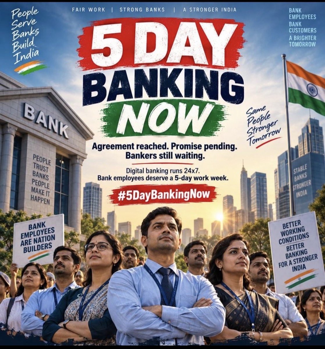 Pankajiyamahi's tweet photo. #5DayBankingNow https://t.co/OYLb7tiTbq