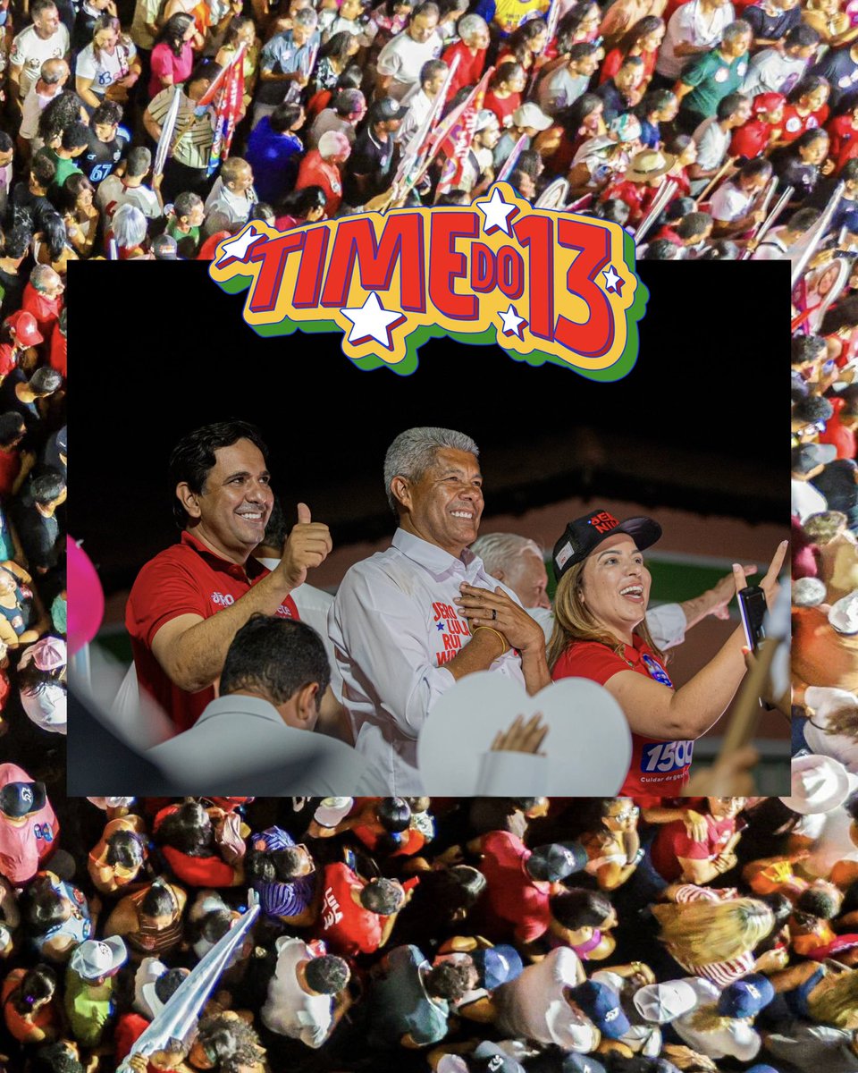 Jeronimoba13's tweet photo. Santa Maria da Vitória está com o Time de Lula, e juntos, vamos continuar fazendo a Bahia avançar! ❤️
Bora com o 13! ⭐️
#timedelula #jero13 #wagner130 #rui133 #lula13
📸 Erickson Araújo | Adriel Francisco | Luis Capellão
___________
Propaganda eleitoral - Coligação Mais Bahia, Mais Brasil - Federação Brasil da Esperança – FE Brasil (PT / PCdoB / PV), PDT, MDB, PSB, PSD e AVANTE - CNPJ 68.345.373/0001-38.