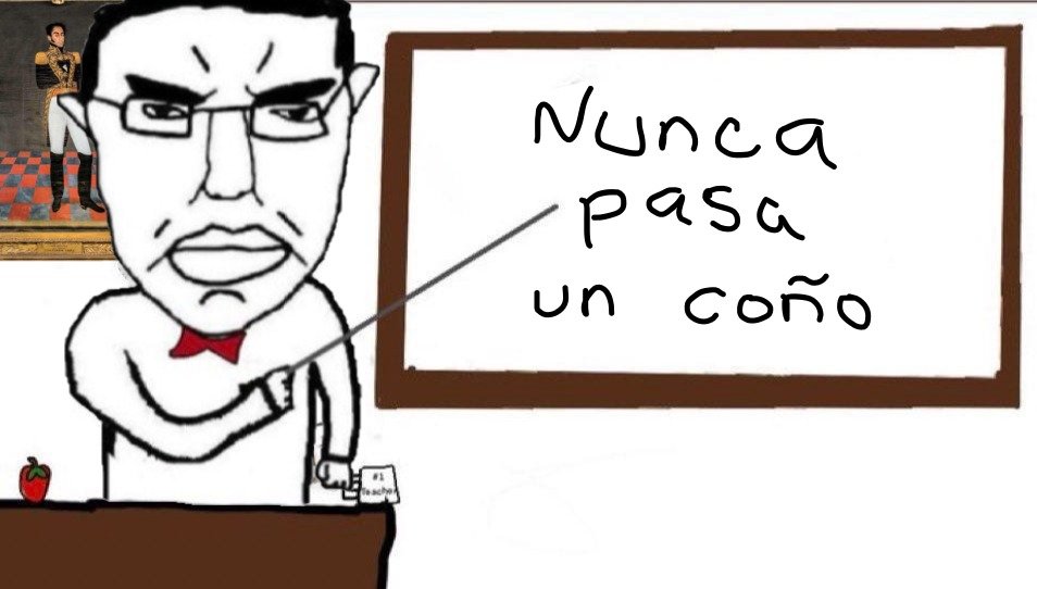 Pochitanticom's tweet photo. Volvemos a la programación habitual:

QUE DICE LA PIZARRA?? https://t.co/fmfUZw6DMQ