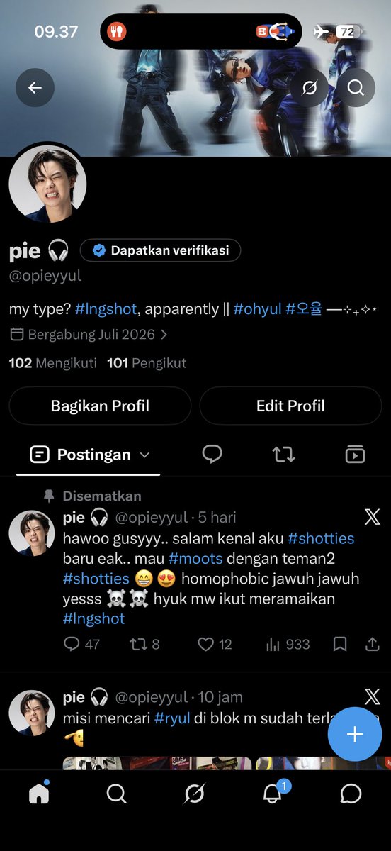 opieyyul's tweet photo. yeay 100jt followers 🥺🥺🥺🥺 ga nangka by https://t.co/KNQvmqx6Wt