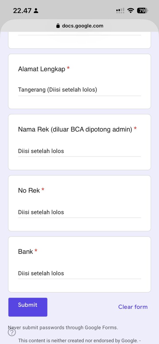 keluhkesahkonoh's tweet photo. Sekarang tiap submit form job, selalu nyantumin ini :’) https://t.co/i6B1Xb5Z6n