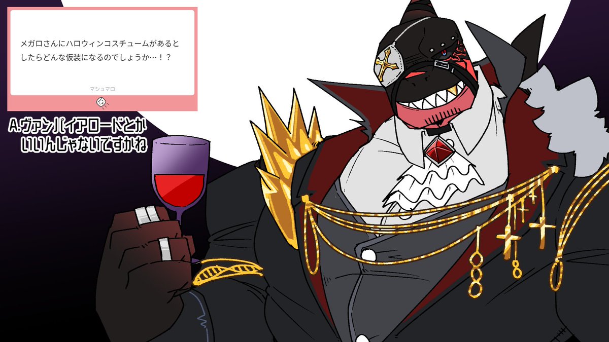 Bitaa37412's tweet photo. Q.メガロ、ハロウィンのコスプレがあるとしたらどんな仮装？

https://t.co/v27UUSftTT https://t.co/z0NMXEKztz